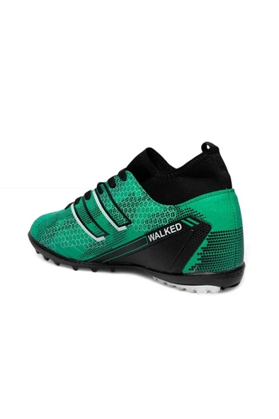 Walked 107-25 Çocuk Halı Saha Krampon Yeşil Siyah 31-35 - 3
