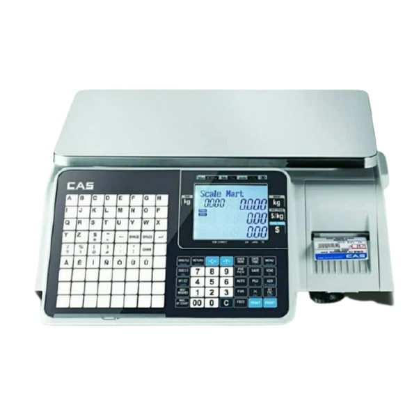 CAS CL 3000 B BARKODLU TERAZİ 15 - 30 KG BOYUNSUZ - 1