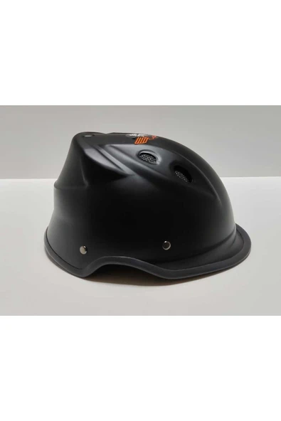 - JOKEY KASK-MAT SİYAH RENK-HAVALANDIRMA DELİKLİ-YERLİ ÜRETİM-MOD2- - 2