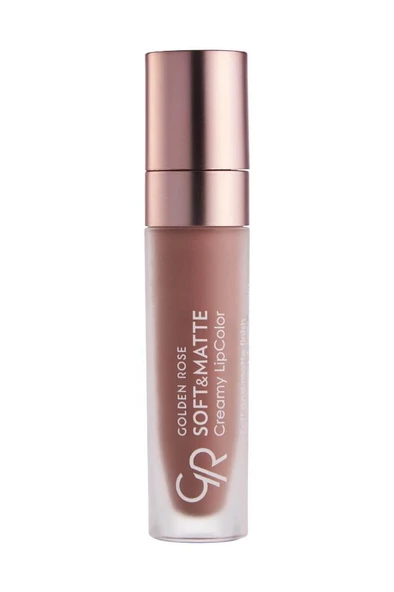 Golden Rose Soft&matte Creamy Lipcolor No: 102 Rosy Brown - Likit Mat Ruj