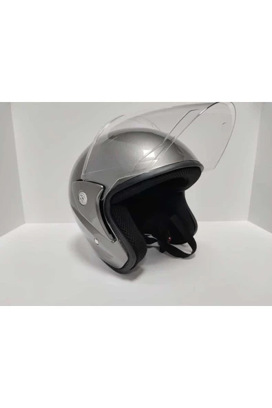 -YARIM KASK ITHAL-SEDEFLİ FÜME RENK-YAZLIK KASK- - 4
