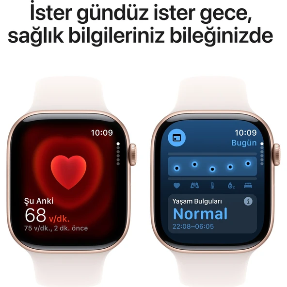 Apple Watch Series 10 Gps 46MM Rose Gold Aluminium Case With Light Blush Sport Band - S/m - 5