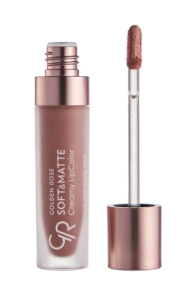 Golden Rose Soft&matte Creamy Lipcolor No: 102 Rosy Brown - Likit Mat Ruj - 2