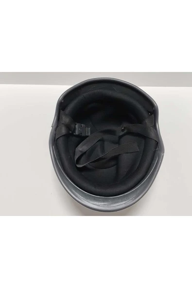 - JOKEY KASK-MAT SİYAH RENK-HAVALANDIRMA DELİKLİ-YERLİ ÜRETİM-MOD2- - 4