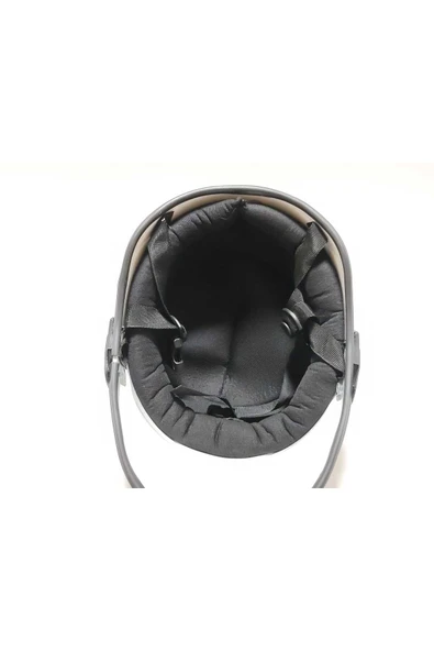 -SİPERLİKLİ JOKEY KASK-BEYAZ RENK-YERLİ ÜRETİM-MOD1 - 5