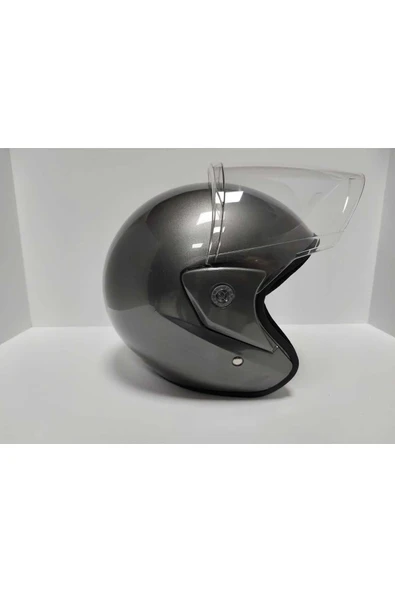 -YARIM KASK ITHAL-SEDEFLİ FÜME RENK-YAZLIK KASK- - 2