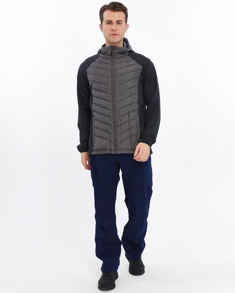 Mapamyumco Erkek Hybrid Ceket-FÜME - Resim 3