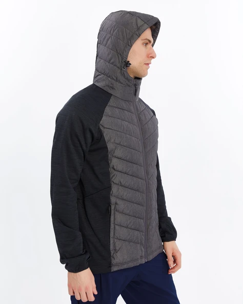 Mapamyumco Erkek Hybrid Ceket-FÜME - Resim 6