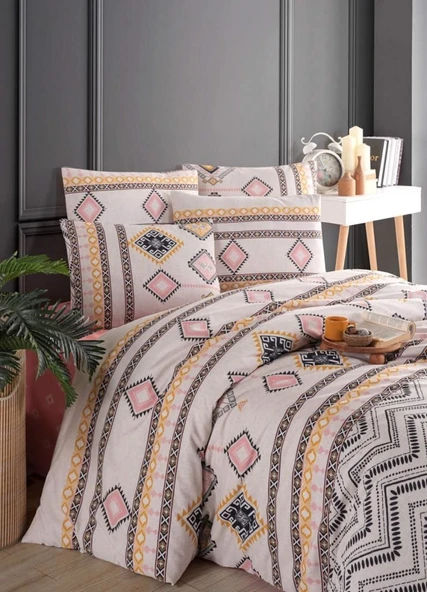 Nevresim Dünyası Ranforce Çift Kişilik Nevresim Takımı Didar - 2