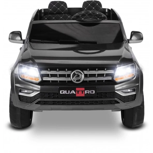BABYHOPE 441A QUATTRO 4X4 2x12V 9AH KUMANDALI AKÜLÜ ARABA METALİK SİYAH - 2