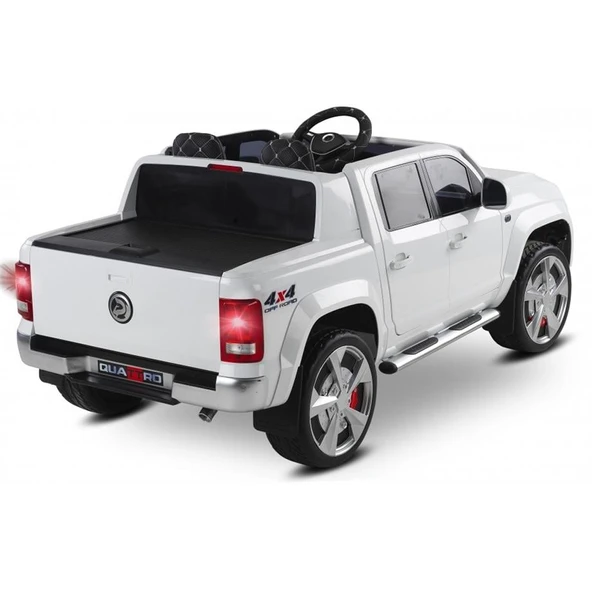 BABYHOPE 441 QUATTRO 4X4 2x12V 9AH KUMANDALI AKÜLÜ ARABA BEYAZ - 2