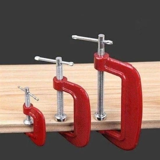 Doğrama Ve Metal Sıkma Sıkıştırma İçin 3lü Mini Mengene Aparat ürün görseli 1