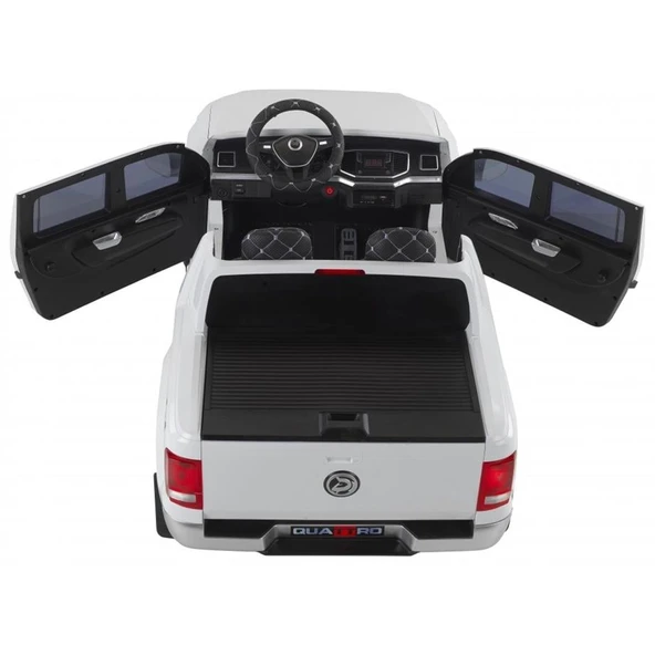 BABYHOPE 441 QUATTRO 4X4 2x12V 9AH KUMANDALI AKÜLÜ ARABA BEYAZ - 5