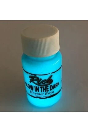 Rich Glow in the Dark Hayalet Boya 50 cc mavi (karanlıkta parlayan boya)