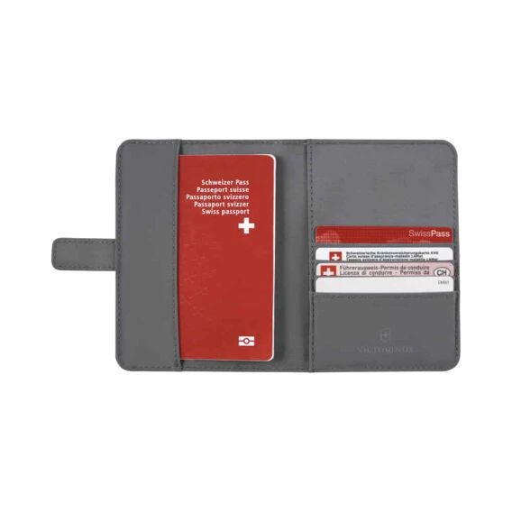 Victorinox  VG 653362 Travel Essentıal Pasaport Portföy Cüzdan,Gri - 2