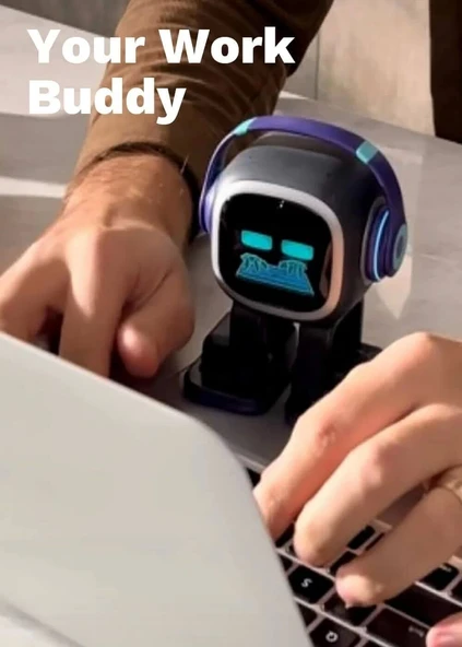 Emopet AI Masa Robotu Arkadaşı - Sesli Komutlar ve Dans Özelliği ile Etkinleştirilmiş ChatGPT - 3
