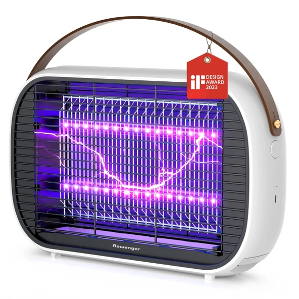 Rowenger MA15C UV-LED Işıklı 5200mAh Şarjlı + Elektrikli Sivrisinek Öldürücü Lamba Sinek Öldürücü