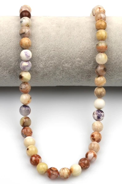 Tiffany Opal Doğaltaş Dizi 8 mm Küre Kesim - Resim 2