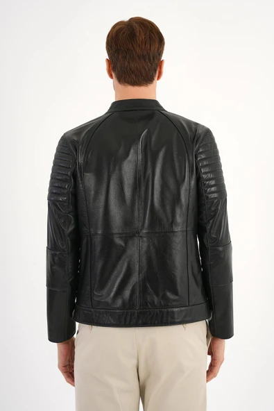 Frank Siyah Deri Mont - 3