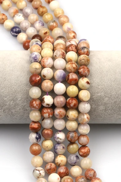 Tiffany Opal Doğaltaş Dizi 8 mm Küre Kesim