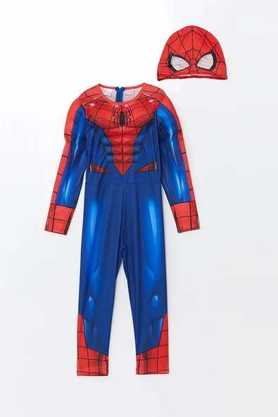 Life For Moda Erkek Çocuk Spiderman Kostümü Kaslı Maskeli Örümcek Adam Kostümü Parti Kıyafeti - 5