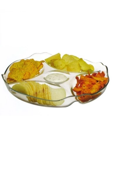 Paşabahçe Basic 5 Bölmeli Kahvaltı Çerez Tabağı - 3