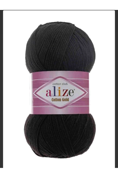 Menekşe Alize Cotton Gold Siyah-60
