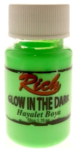 Rich Glow in the Dark Hayalet Boya 50 cc Yeşil (karanlıkta parlayan boya)