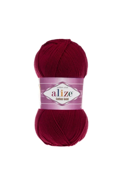 Alize 5 Adet Alize Cotton Gold 57 Bordo