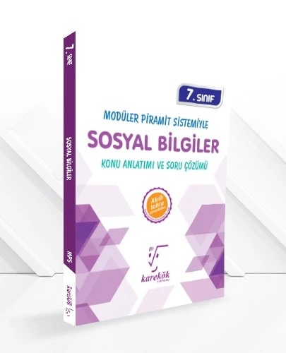 7. Sınıf Sosyal Bilgiler Modüler Piramit Sistemiyle Konu Anlatımı Ve Soru Çözümü KAREKÖK YAYIN. - 2