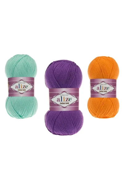 Paye Alize Cotton Gold Amigurumi Ipi 100 Gr El Örgü Ipi Punch Ipi 5 Adet- Istediğiniz 5 Renk Gönderilir