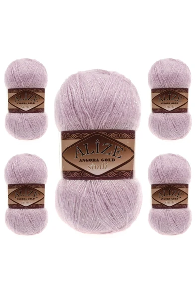Alize Ayzen Home Angora Gold Simli 5 Li Paket