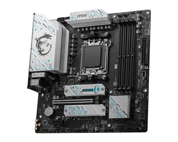 MSI B650M GAMING PLUS WIFI DDR5 7200MHZ(OC) HDMI DP M.2 MATX AM5 - 3