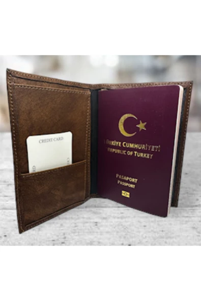Trendcüzdan PASAPORT CÜZDANI PASAPORTLUK & PASAPORT KILIFI PASAPORT KABI VEGAN DERİ
