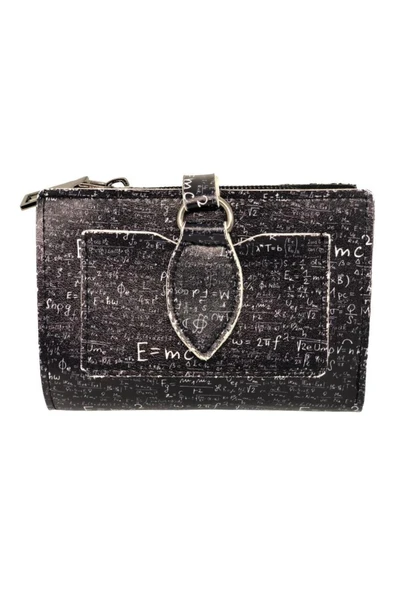 Trendcüzdan E=mc2 Desenli Formül Temalı Cüzdan