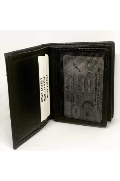 Trendcüzdan Astsubay Cüzdan Gümüş Kaplama Hava Kuvvetleri Hakiki Deri - 4