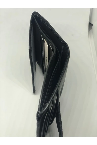 Trendcüzdan Çıtçıtlı Mat Gümüş Kaplama Rozetli Cüzdan - 7