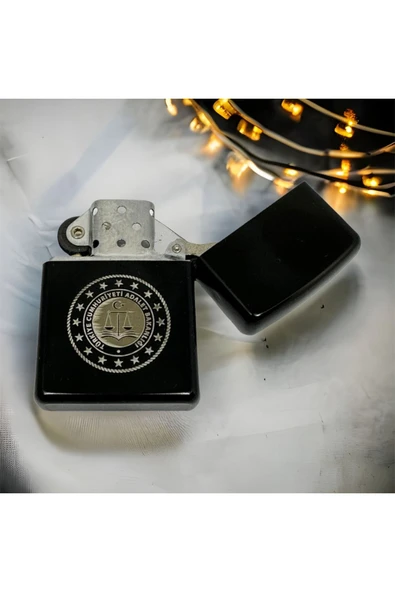 Trendcüzdan Adalet Bakanlığı Logolu Isme Özel Benzinli Çakmak - 2