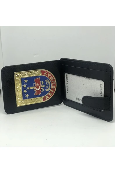 Trendcüzdan Astsubay kredi kartlık hakiki deri