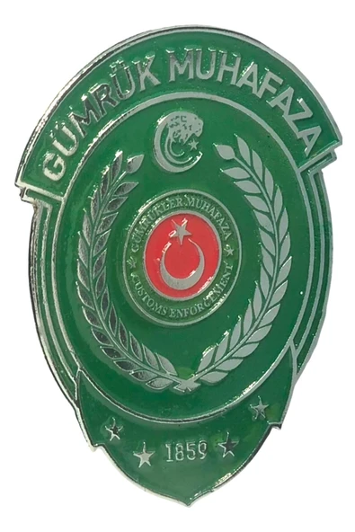 Trendcüzdan Gümrük Muhafaza Rozet Yeşil