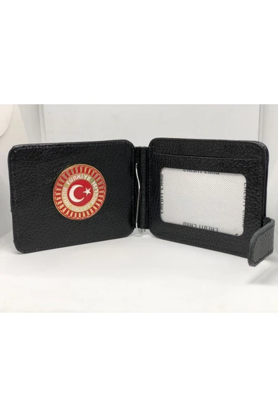 Trendcüzdan TÜRKİYE BÜYÜK MİLLET MECLİSİ TBMM PARA TOKALI KREDİ KARTLIK CÜZDAN HAKİKİ DERİ - 2