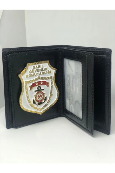 Trendcüzdan Sahil Güvenlik Komutanlığı Cüzdan Hakiki Deri