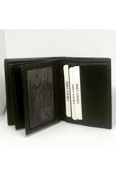 Trendcüzdan Astsubay Cüzdan Gümüş Kaplama Hava Kuvvetleri Hakiki Deri - 2