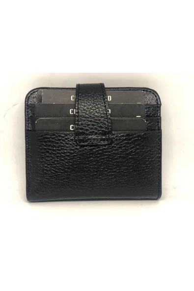 Trendcüzdan Çıtçıtlı Mat Gümüş Kaplama Rozetli Cüzdan - 4