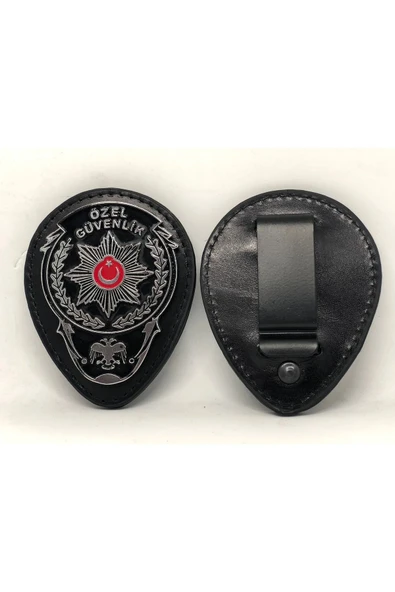 Trendcüzdan Özel Güvenlik Rozetli Maşalı Kemer Rozeti Hakiki Deri - 2