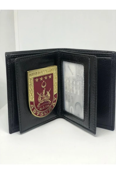 Trendcüzdan Astsubay Cüzdan Hakiki Deri