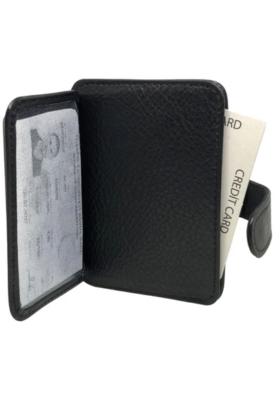 Trendcüzdan Gazeteciler Cemiyeti Çıtçıtlı Kredi Kartlık Hakiki Deri - 2