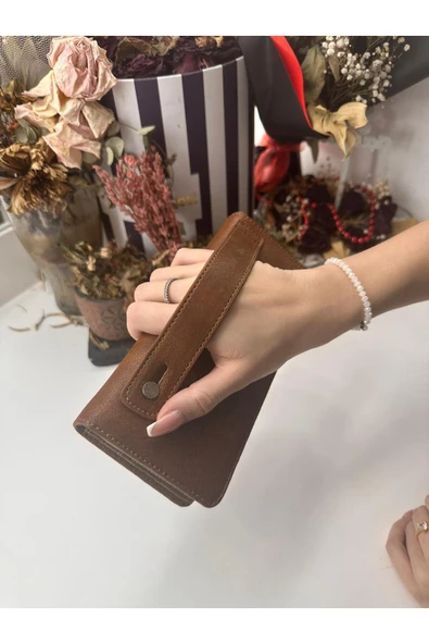 Trendcüzdan TELEFON BÖLMELİ KARAKUVVETLERİ CÜZDAN