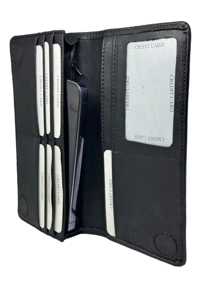 Trendcüzdan Telefon Bölmeli Unisex Cüzdan - Resim 6