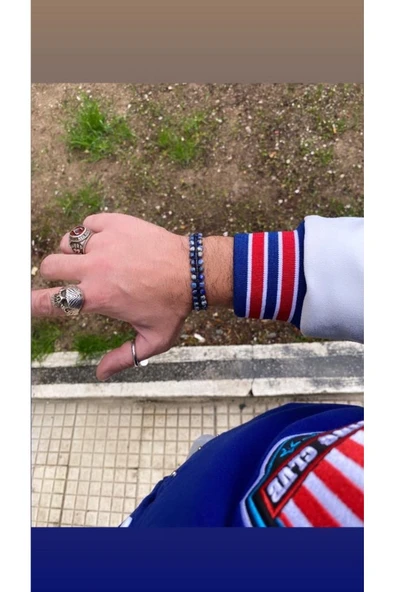 Trendcüzdan LAPİS BİLEKLİK DOĞAL TAŞ EL YAPIMI HAND MADE - 4